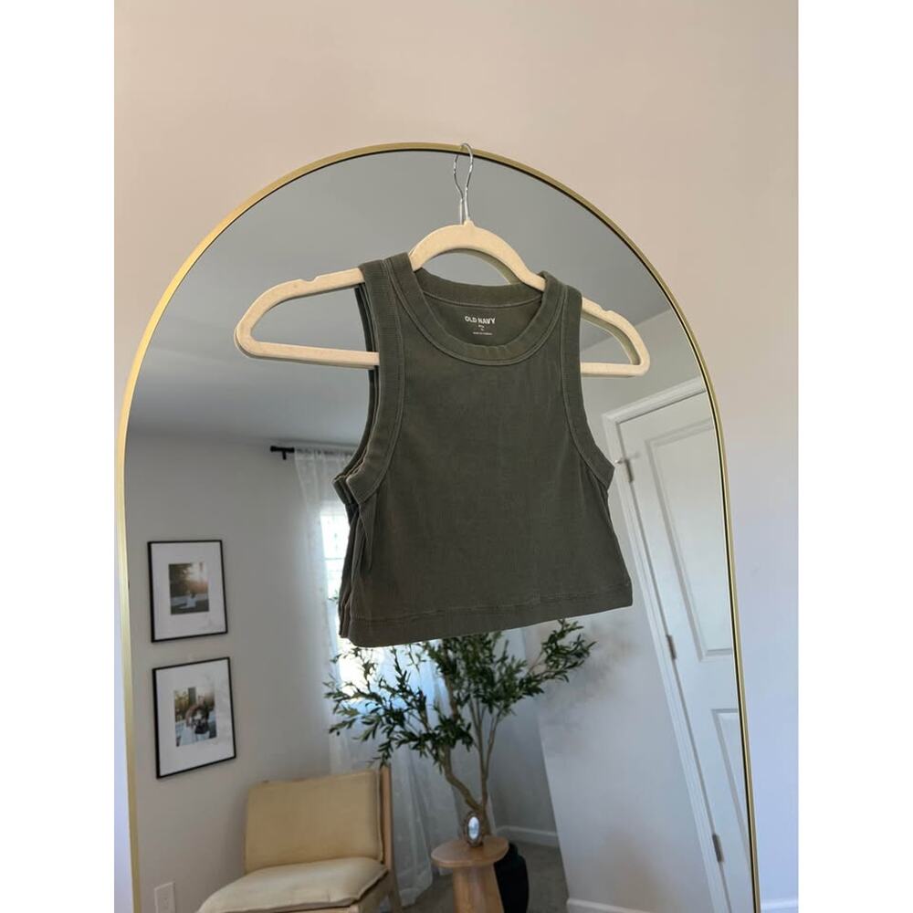 Old Navy Gray Cropped Tank